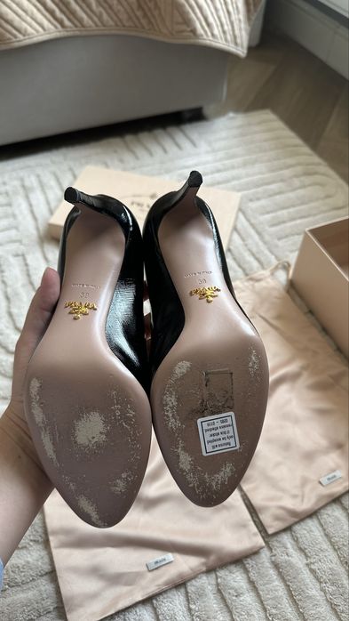 Туфли Prada черные 39р