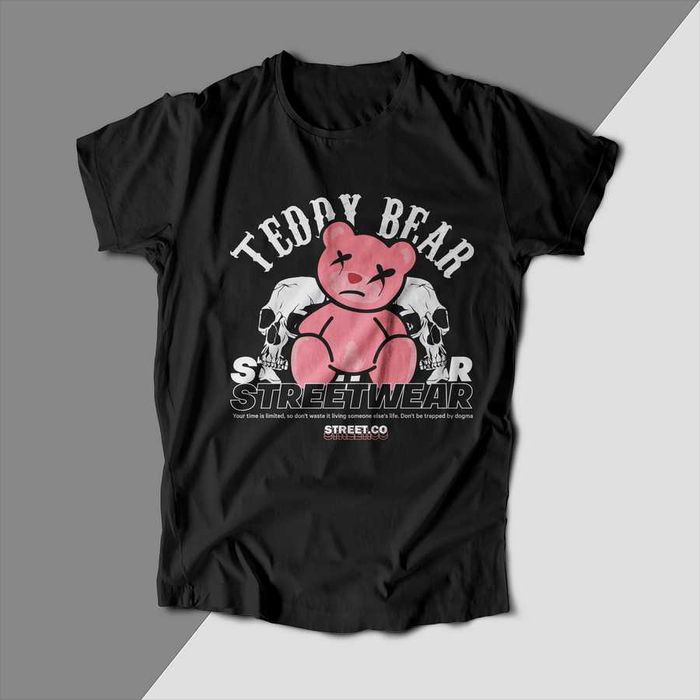 Тениски с Teddy Bear, Черни тениски с Мече