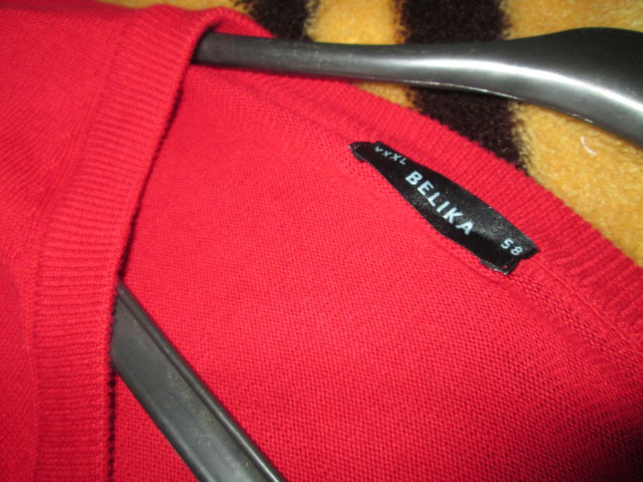 pulover rosu XXXL/58