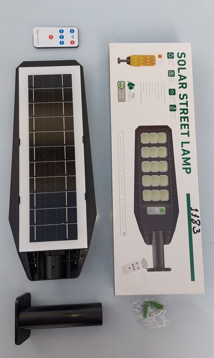 Улични соларни лед лампи. Сензорни лампи