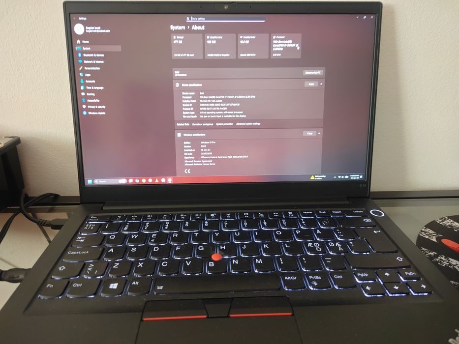 Laptop Lenovo Thinkpad i7 11'th gen 2.8Ghz Impecabil