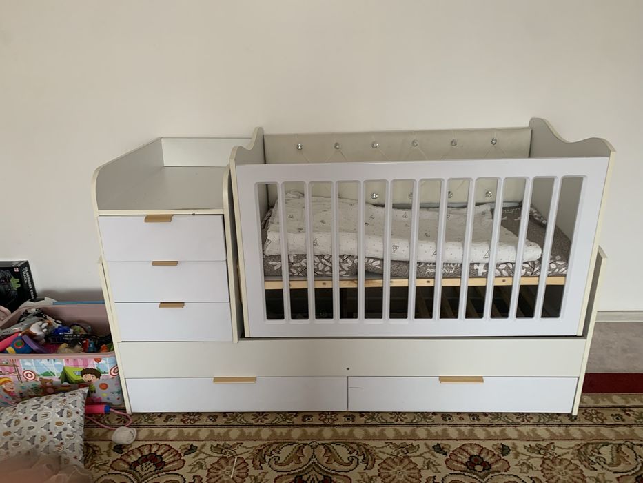 Детский кровать 3/1 в хорошем состоянии самовывоз в Алматы