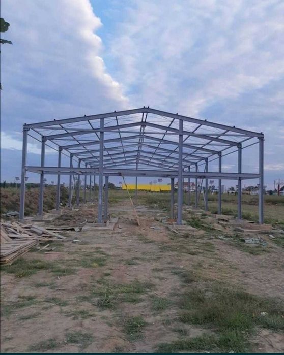 Vand hala metalica 6x21m