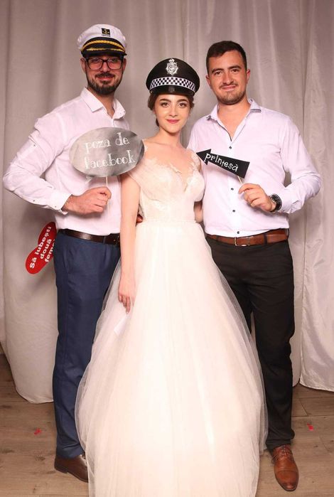 Oglinda foto magică, fum greu și artificii