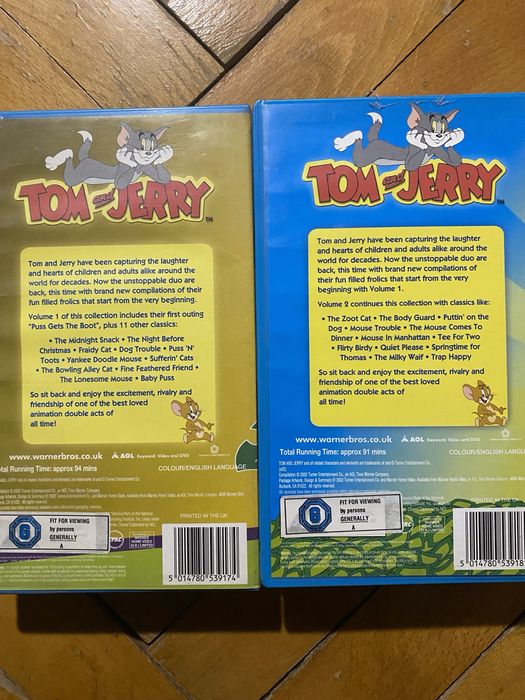 Casete video Tom and Jerry 2 volume