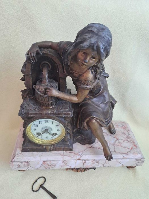 ceas de semineu semnat Moreau