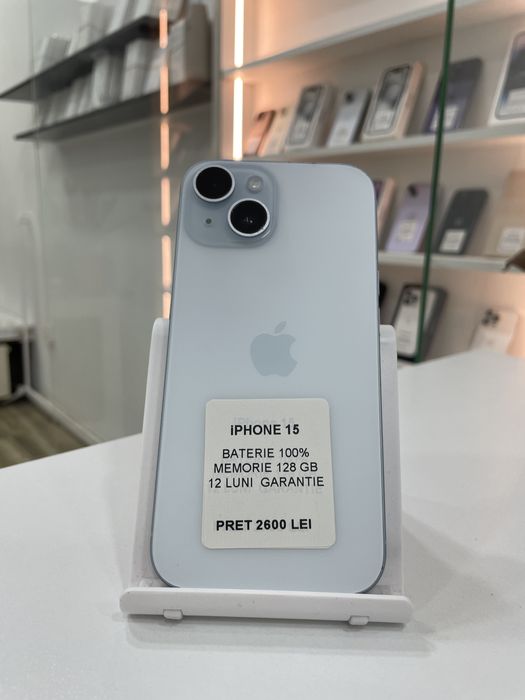 Magazin: vindem iPhone 15 , 128GB, GARANTIE