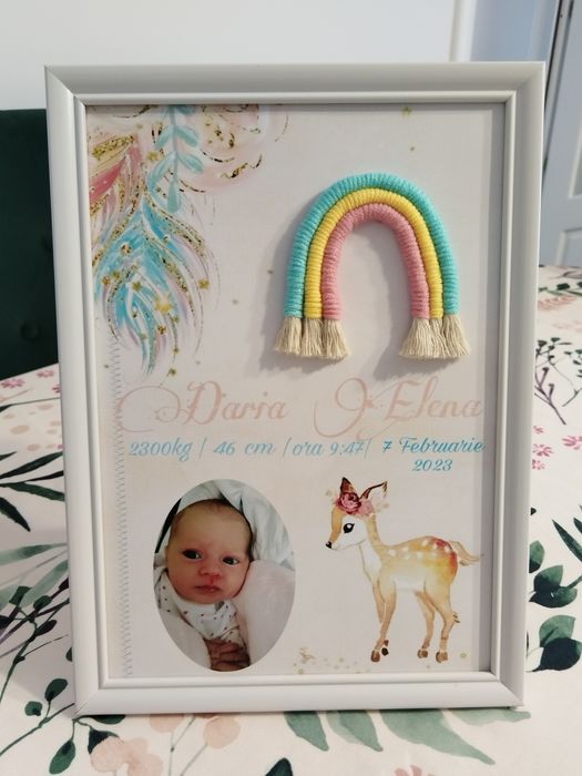 Realizez pe comanda tablouri personalizate pt copii