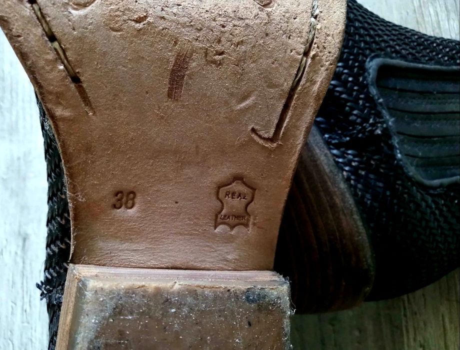 Ghete piele, culoare neagră, măr.38