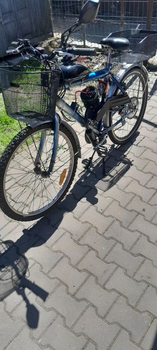 Bicicleta cu motor pe benzina de 100 cm