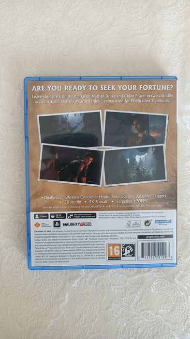 Uncharted legacy of thieves-игра за пс5