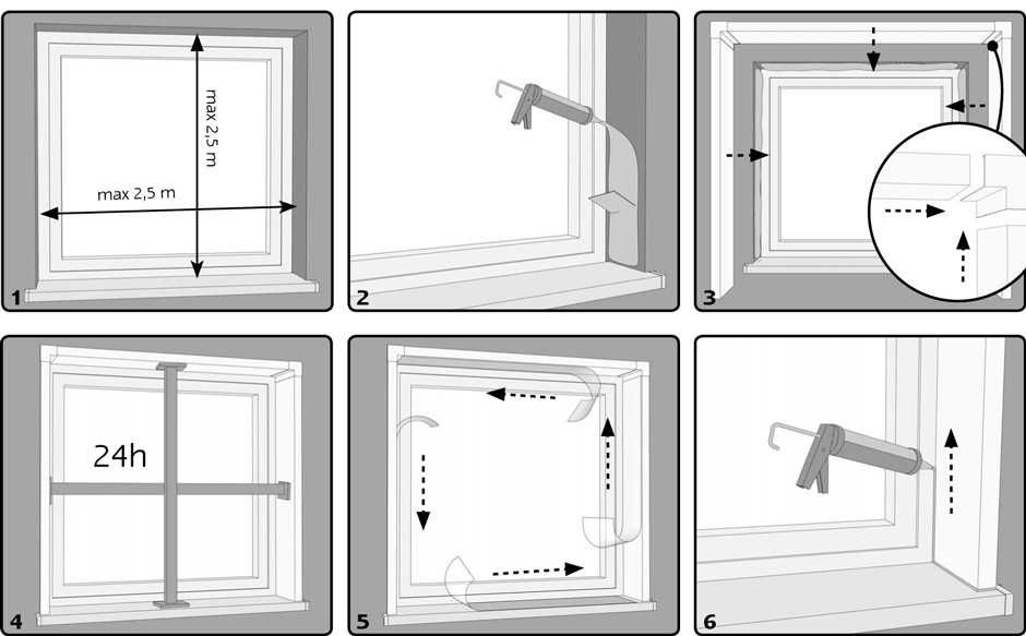 Външни универсални прозоречни PVC первази Vilo-бял