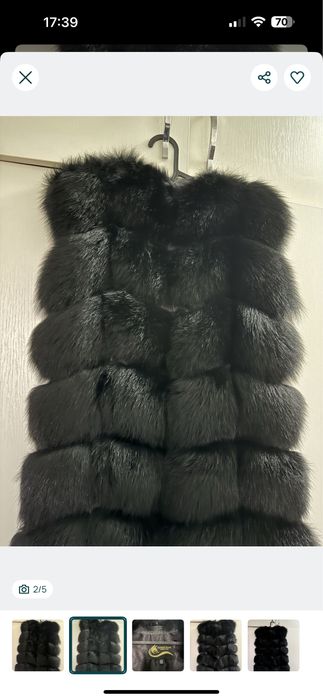 Vesta blana naturala