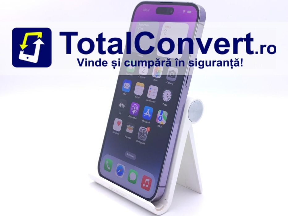 Apple iPhone 14 Pro Max 128GB Deep Purple, Garantie 24 luni | #D89084