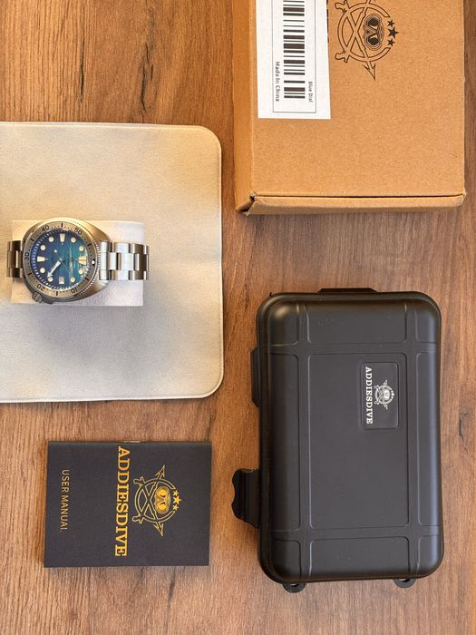 Чисто Нов Мъжки Автоматичен Часовник ADDIESDIVE AD2045 DIVER