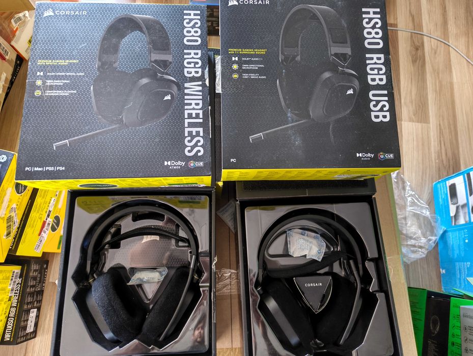 Casti Gaming Wireless Cosrsair Virtuoso SE / HS80 MAX / Void Elite