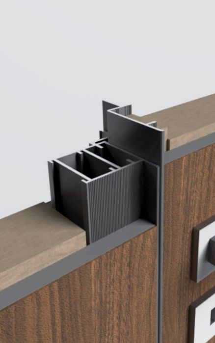 Новинка Алюминиевые профили для скрытых дверей .