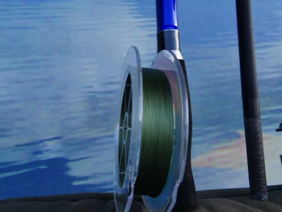 Спининг комплект - въдица, макара и плетено влакно . Нови !