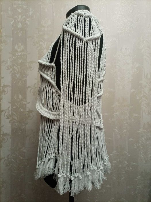 жакет стиль макраме