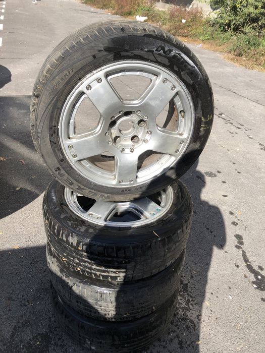 Двойни лети джанти за ауди А6 Алрод 215/55 R 17