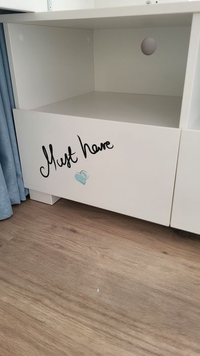 Ansamblu blat birou cu laterală și comodă ,,Fancy Mint"- Mobexpert