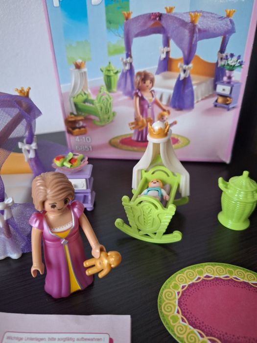 Playmobil Princess - Camera prințesei cu leagăn (6851)