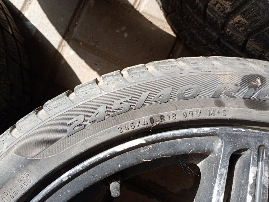 Jante BMW r18 5x120 cu anvelope de iarna