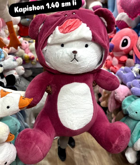 Teddi teddy+uchar shar (Dostavka)