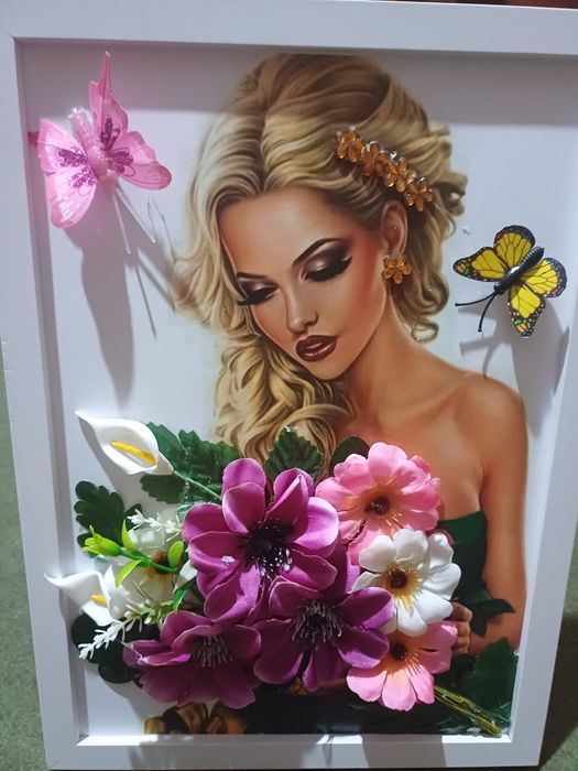 Ръчна изработка на чаши с полимерна глина и картини.