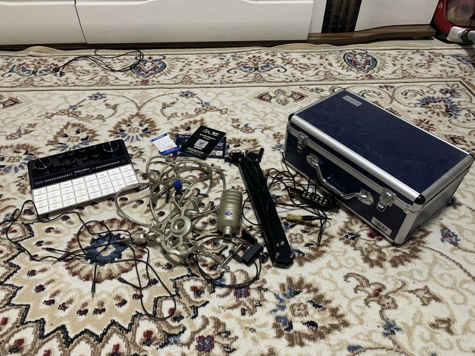 Аудиокарта с микрофоном