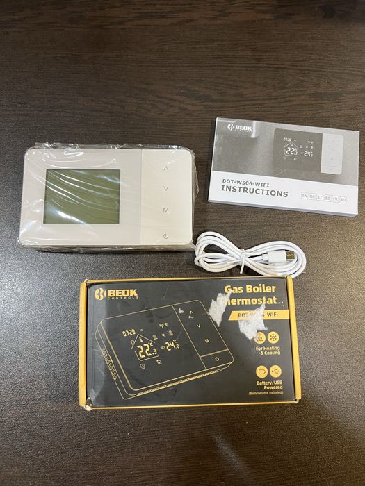 Wi-Fi термостат BEOK за газов котел – управление през телефон