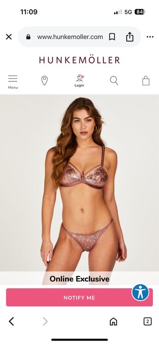 Сутиен Hunkemoller ХС