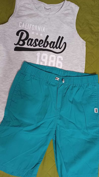 Pantalon mas 146-152 HM+tricou Waikiki mas 140-146/10-11 ani