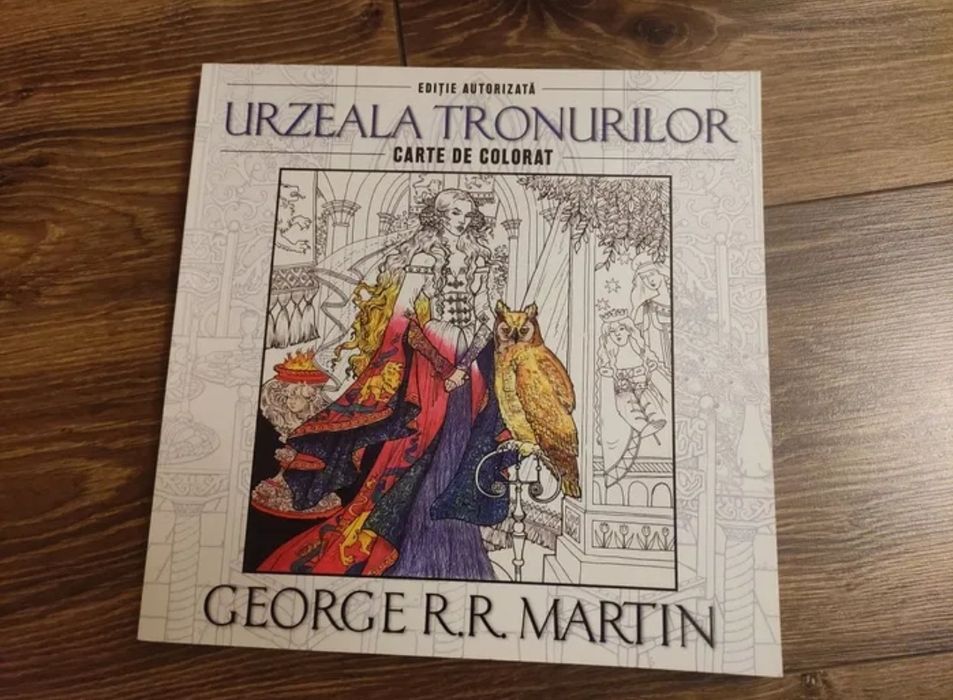 Carte de colorat - Urzeala tronurilor - George R.R. Martin