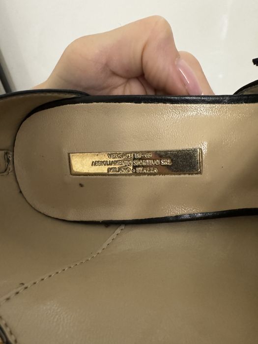 Versace 19V69  естествена кожа