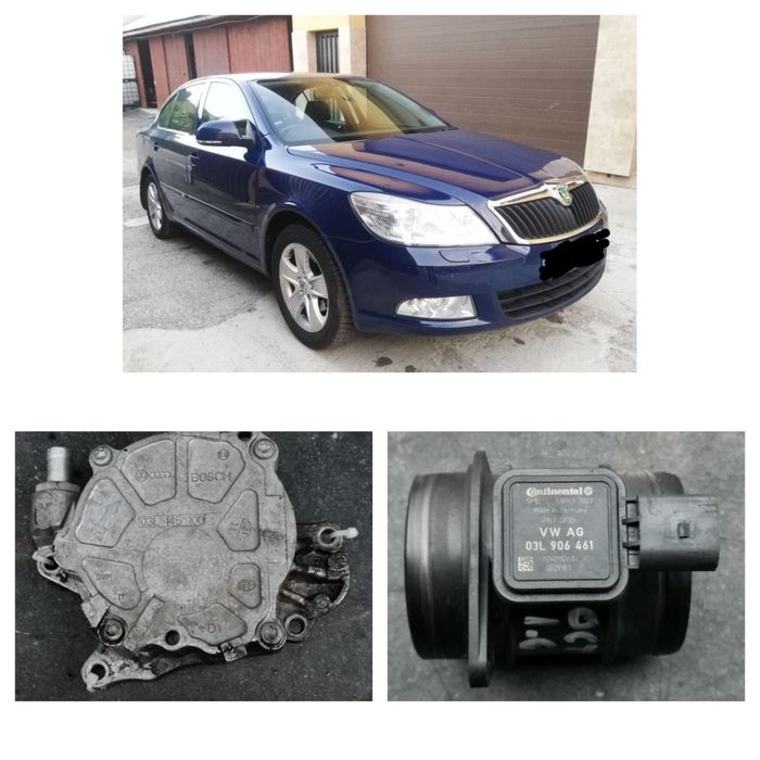 Debitmetru 03L906461 skoda octavia 2 facelift 1.6 tdi 105 cp cayc