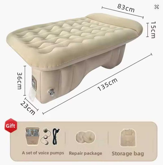 Матрас для автомобил-135х83х15 (36) см Насос и Доставка бесплатно