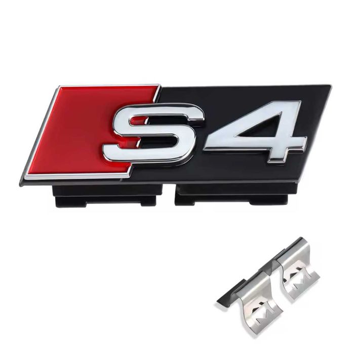Set embleme fata/spate AUDI Sline Emblema grila / haion S3 S4 S5 S6 S7