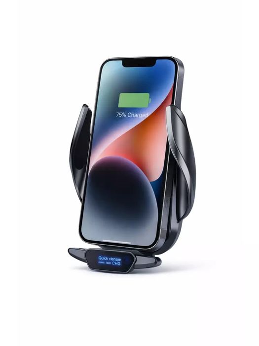 zaryadlovchi va telefon ushlagich. Telefonni avtomatik