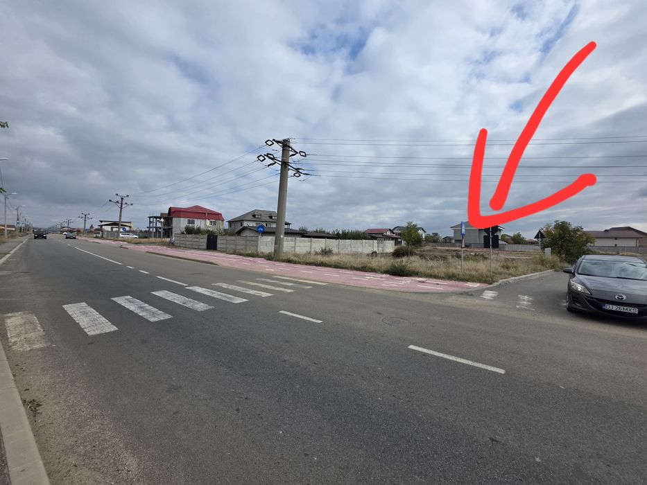 Teren intravilan  principala str V Geoanea cu proiect si autorizatie