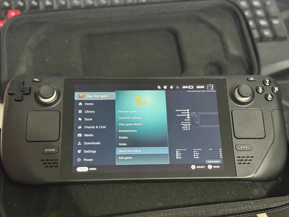 Steam Deck LCD 256gb +128GB карта + 45w зарядно ( неориг.)  + Steam deck калъф 1010