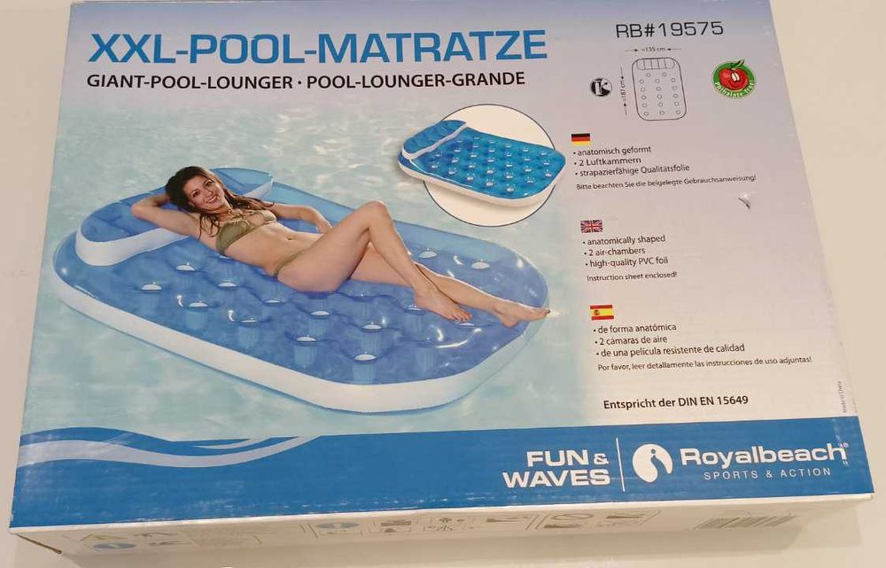 Надуваем плажен дюшек и шезлонг