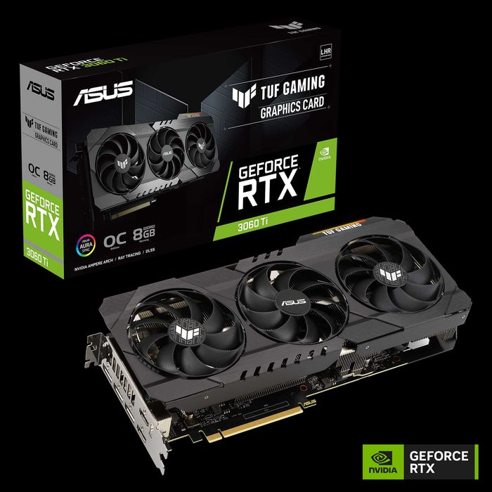 Placa video ASUS TUF Gaming GeForce RTX 3060 Ti OC Edition 8GB