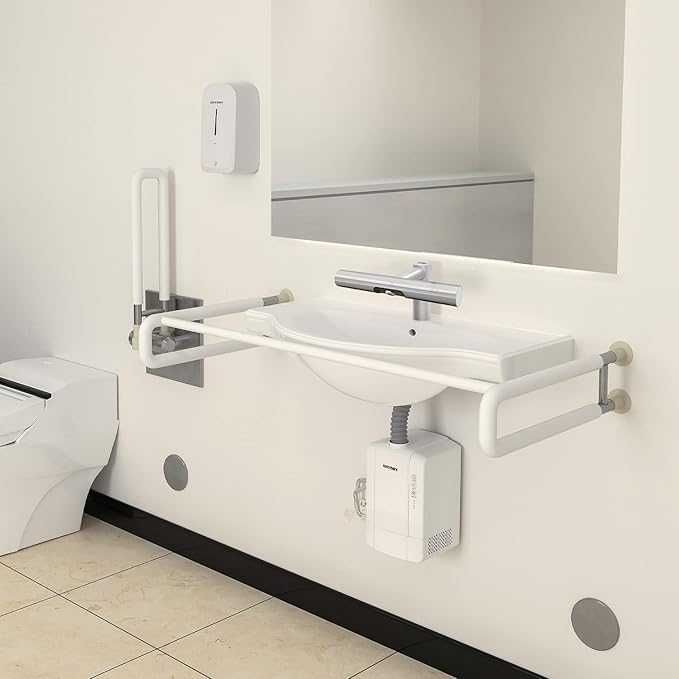 Uscător de mâini anydry 7120 Tap, cu unitate sub chiuvetă și filtru HEPA - Grad E