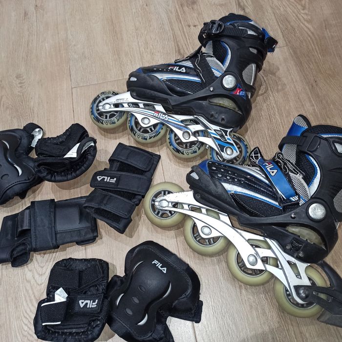 Детски ролери FILA 34-37 и протектори