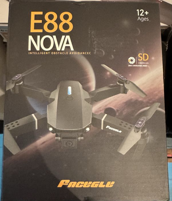 Дрон Fusion E88, dual Cam 4k, Wifi