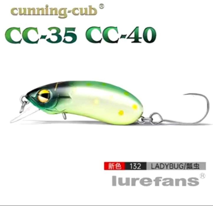 Воблери Lurefans CC35,  3.5sm 3gr за кефал, распер, бас и пъстърва