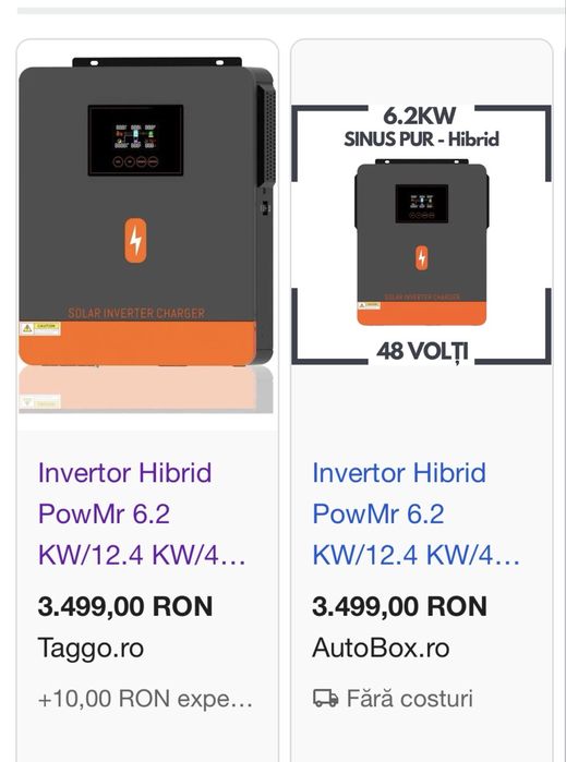Invertor fotovoltaic/hibrid Mr Power 6,2 kW