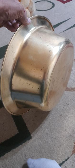 Тазик сделано в ссср латунный