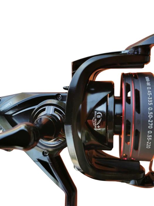 Три шарански макари с двоен аванс и 9 лагера LM 8000